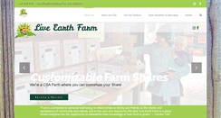 Desktop Screenshot of liveearthfarm.net